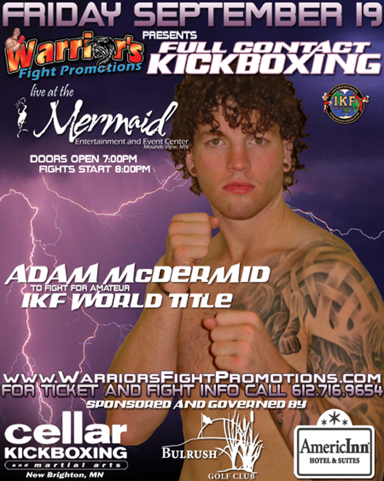 adam mcdermid fight poster