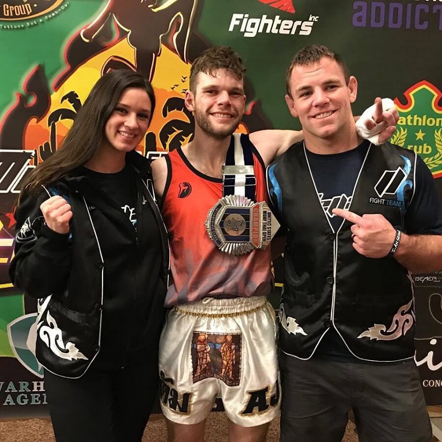 aj jensen goes undefeated at united state muay thai open